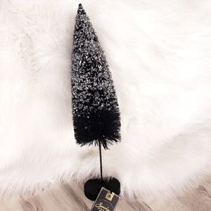 Black Mini Christmas Tree Decor - NEW